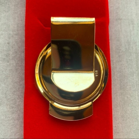 Collectible “Washington D. C.  U. S. Capitol” Gold-tone Money Clip NWT 💵 - Picture 2 of 2